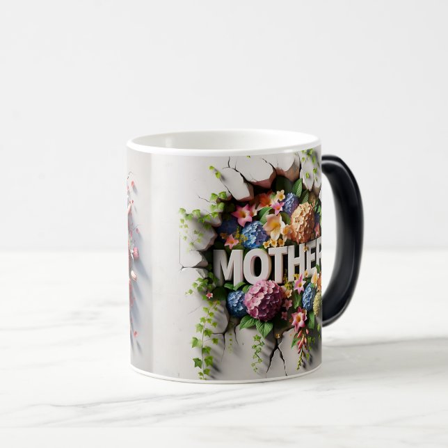 Mothers Day LOVE 3 D Verwandlungstasse (VorderseiteRechts)
