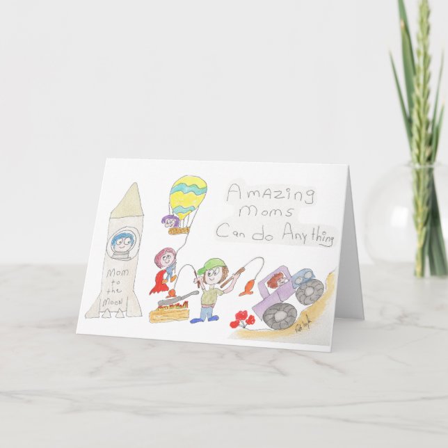 Mother's Day - to my Amazing Mom Karte (Vorderseite)