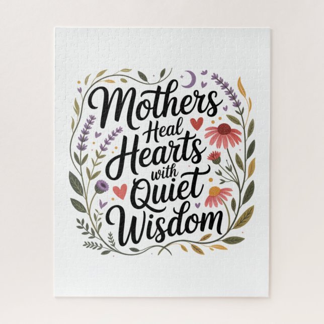 Mothers Heal Hearts With Quiet Wisdom Puzzle (Vertikal)