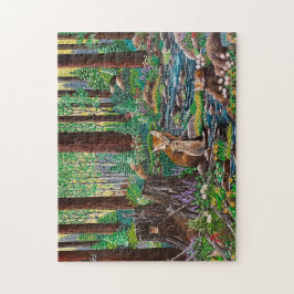 "Mother's Liebe" Fox Puzzle