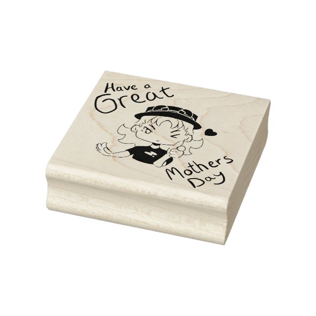 Mothersday  gummistempel (Stempel)