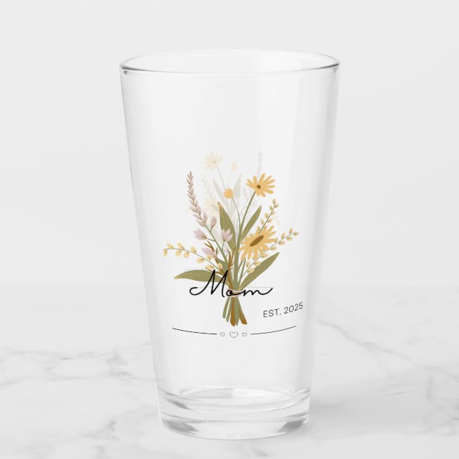 Mothersday, muttertag, Geschenk, gift Glas (Vorderseite)