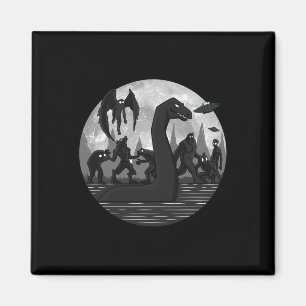 Mothman Bigfoot Loch Ness Monster Außerirdischen U Magnet