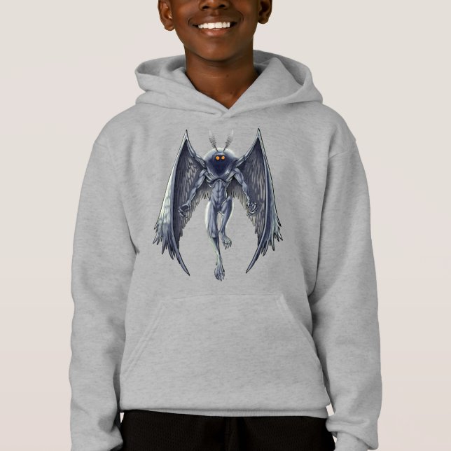 Mothman Cryptid Creature Hoodie (Vorderseite)