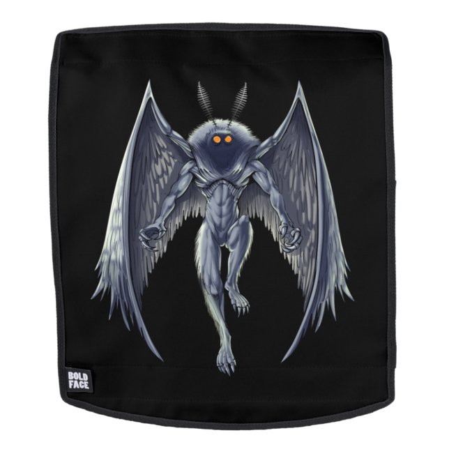 Mothman Cryptid Creature Rucksack (Abnehmbare Front)