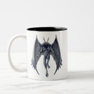 Mothman Cryptid Creature Zweifarbige Tasse