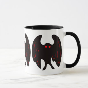 Mothman Cryptid Monster Tasse