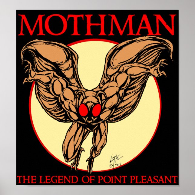Mothman: Die Legende des Punktes angenehm Poster (Vorne)