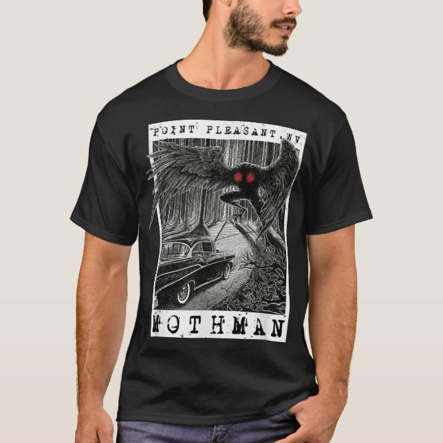 Mothman Encounter - 1966 Point Pleasant Original C T-Shirt (Vorderseite)