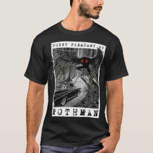 Mothman Encounter 1966 Point Pleasant Original Cr T-Shirt