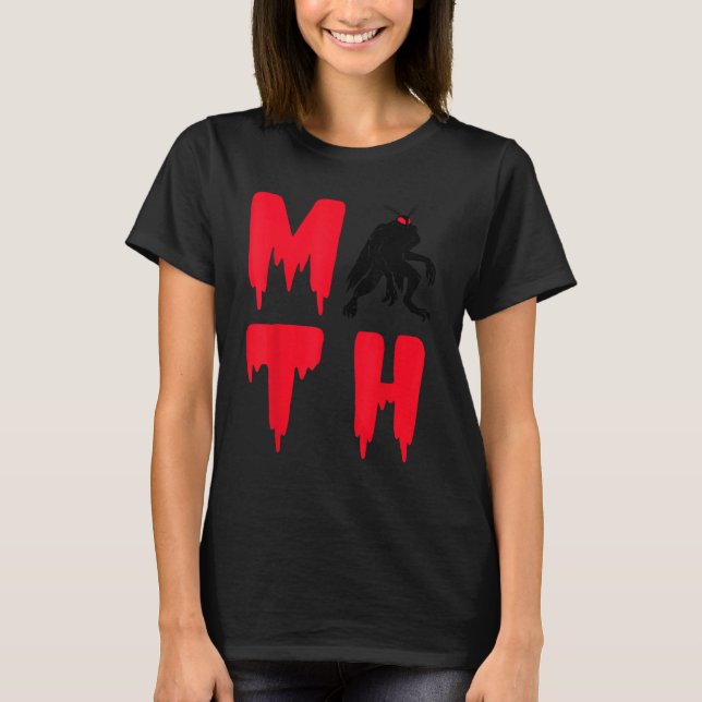 Mothman Folklore Moth Creature Cryptozoology Crypt T-Shirt (Vorderseite)