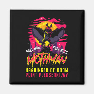 Mothman Fun Cryptid Harbinger Part Man Part Moth Magnet