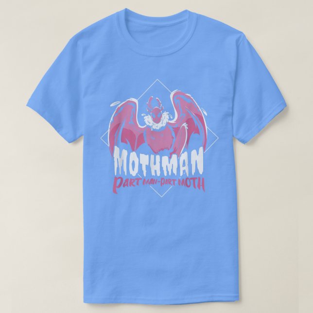 Mothman Funny Niedlich Cryptid Cryptozoology T-Shirt (Design vorne)