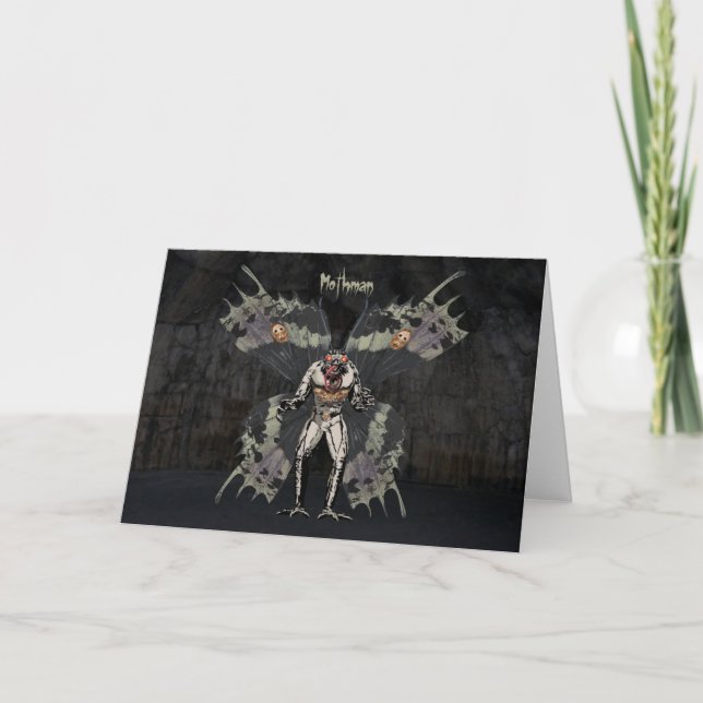Mothman Greeting Card Karte (Vorderseite)