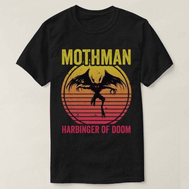 Mothman Harbinger of Doom T-Shirt (Design vorne)