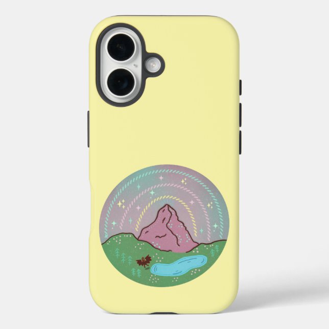 Mothman-Heimatplanet | Kryptide kosmische Folklore Case-Mate iPhone Hülle (Rückseite)