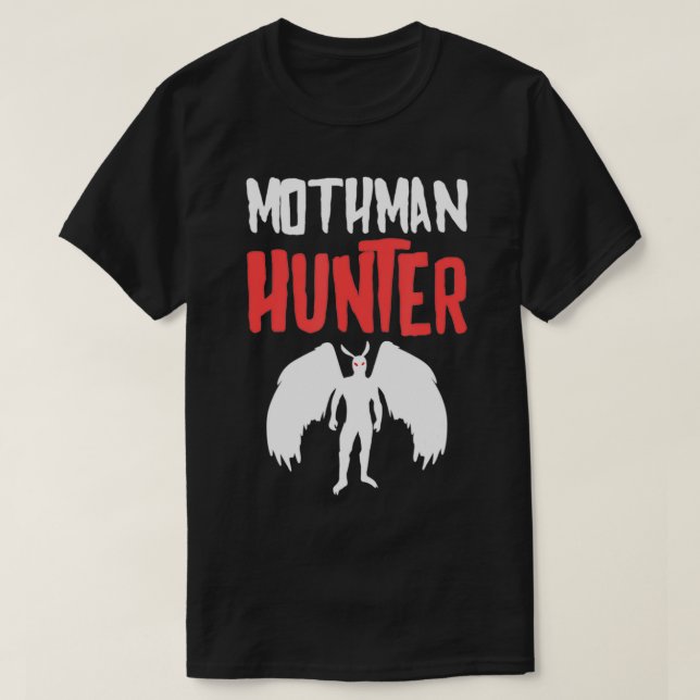 Mothman Hunter Folklore Cryptid Mothman  T-Shirt (Design vorne)