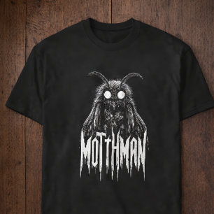 Mothman-Kryptid-Horror-Gotik-Übernatürliches Wesen T-Shirt