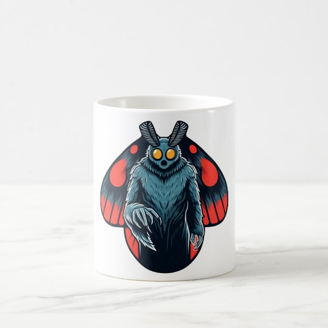 Mothman - Kryptid West Virginia Kryptozoologie Kaffeetasse (Mittel)