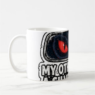 Mothman-Meme — Anderes Auto Kaffeetasse