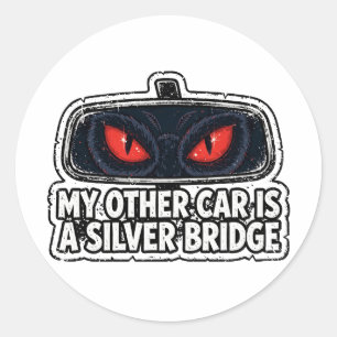 Mothman-Meme — Anderes Auto Runder Aufkleber