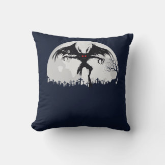 Mothman Mond Cryptid Point Pleasant Geschenk Kissen
