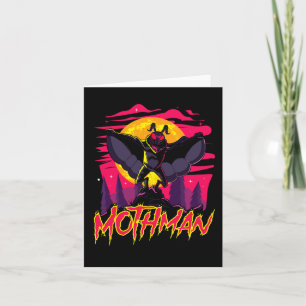 Mothman Movie Fun Cryptid Halloween Myth Monster C Karte