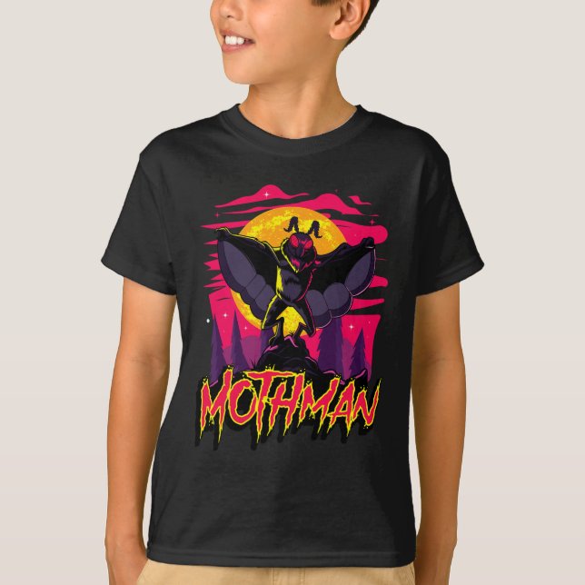 Mothman Movie Fun Cryptid Halloween Myth Monster C T-Shirt (Vorderseite)