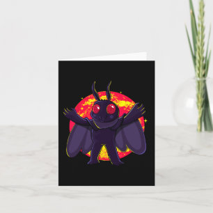 Mothman Niedlich Cryptid Creatures Point Pleasant Karte