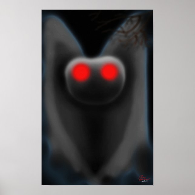 Mothman Poster Print (Vorne)