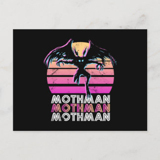 Mothman Retro 80er Geschenk Postkarte