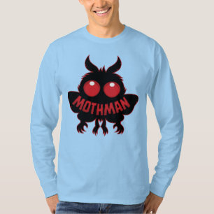 Mothman-Silhouette mit roten Augen T-Shirt