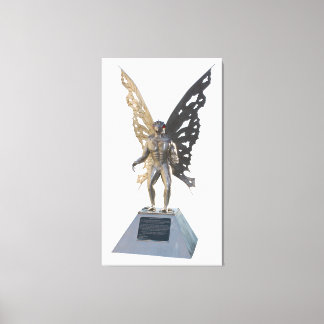 Mothman Statue von Point Pleasant West Virginia Leinwanddruck