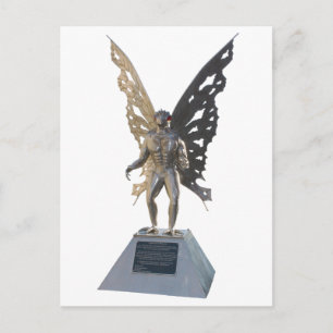 Mothman Statue von Point Pleasant West Virginia Postkarte