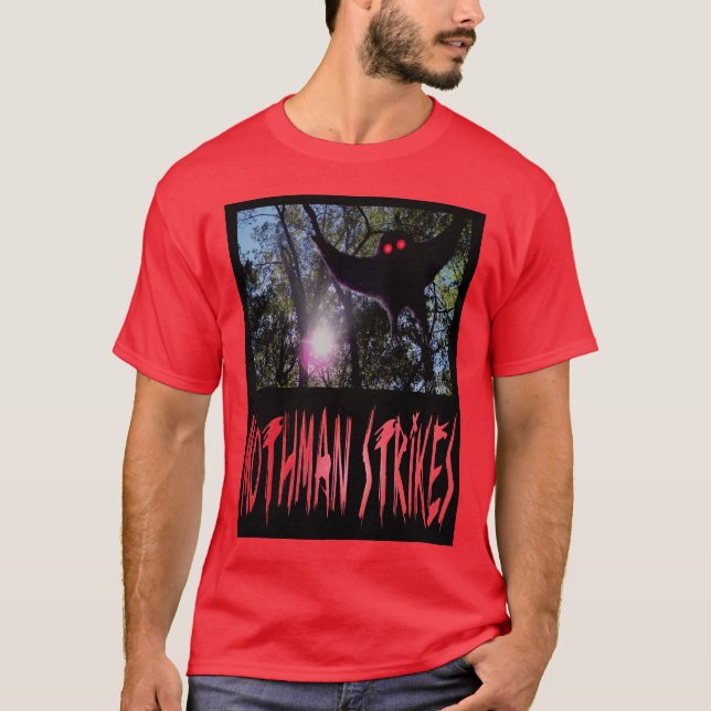 Mothman Streiks T-Shirt (Vorderseite)