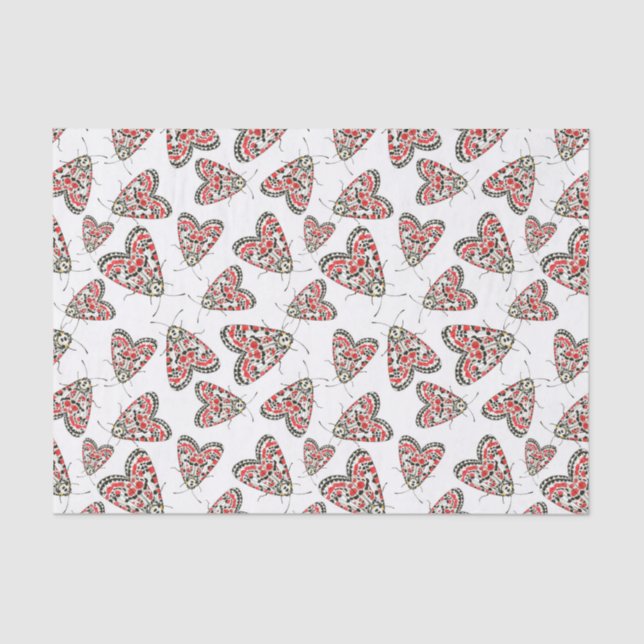 Moths Seidenpapier (Vorderseite)