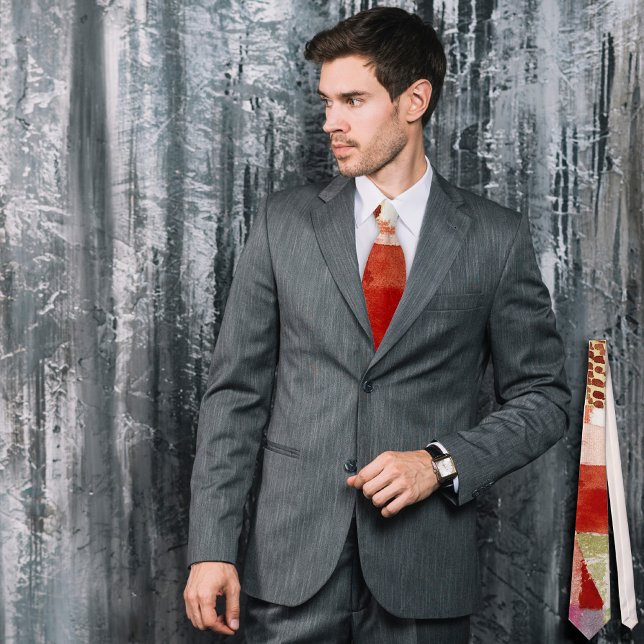 Motif aus Hammamet von Paul Klee, Abstrakte Kunst Krawatte (Von Creator hochgeladen)