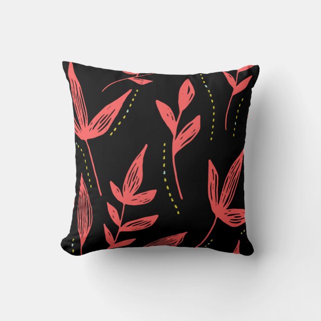 Motif Feuilles Kissen (Vorderseite)