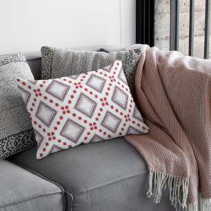 Motif Ikat Design Batik Textil Nahtloses Muster Kissen Für Draußen
