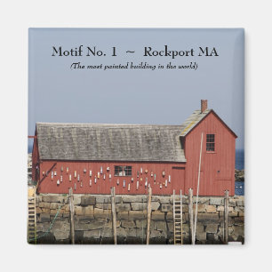 Motif Nr. 1 ~ Rockport MA Magnet