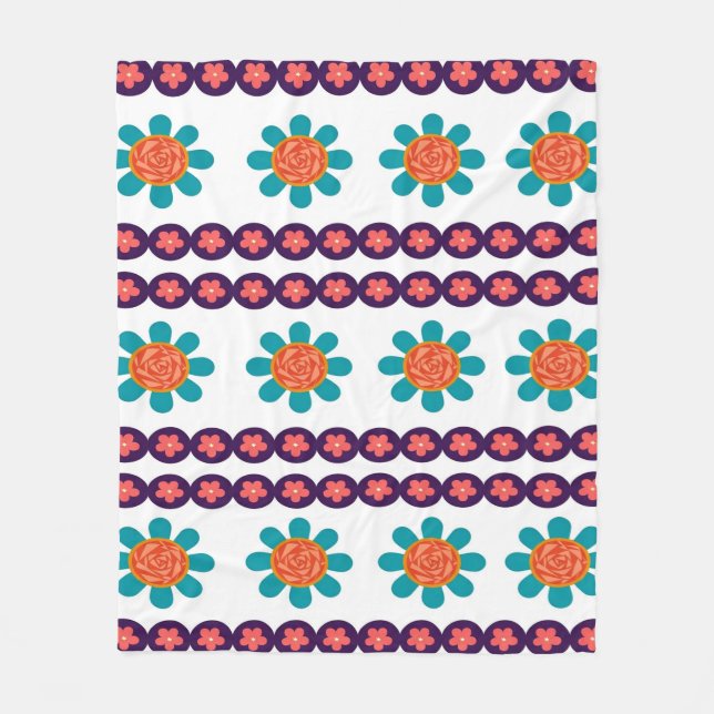 Motion Bloom Symphony   Fleecedecke (Vorderseite)