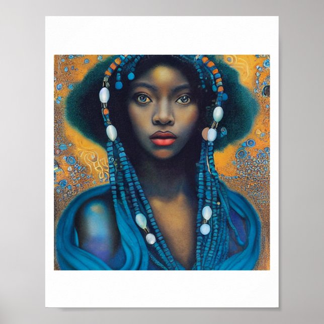 Motiv: Beautiful African Godded Poster (Vorne)