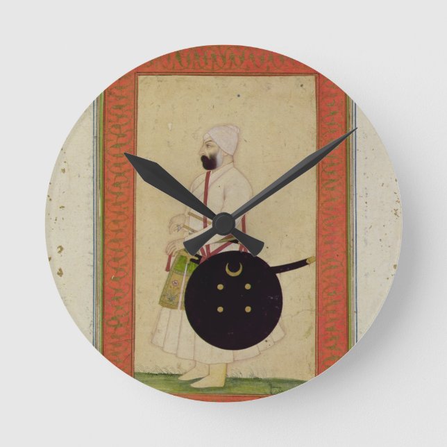 Motiv: Dilir Khan, c.1760, from the Large Cli Runde Wanduhr (Vorderseite)
