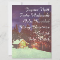 Motiv für das Weihnachtswinters Wunderland