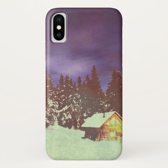 Motiv für das Weihnachtswinters Wunderland Case-Mate iPhone Hülle (Rückseite)