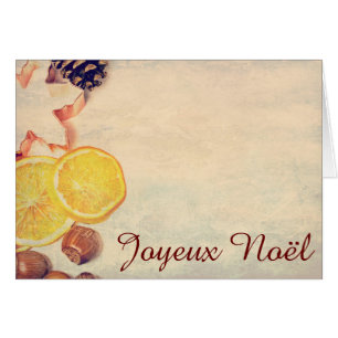 Motiv für Weihnachten mit Früchten...