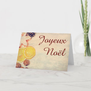 Motiv für Weihnachten mit Früchten...