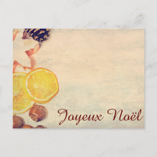 Motiv für Weihnachten mit Früchten...