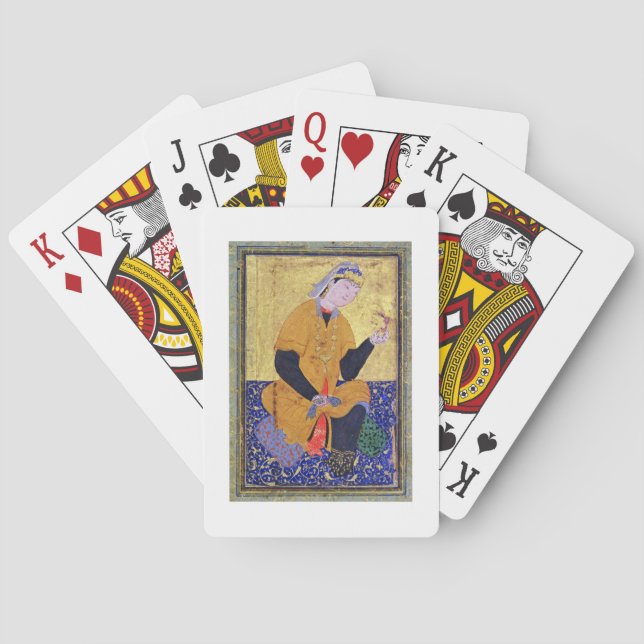 Motiv: Hamida Banu Begum Spielkarten (Rückseite)