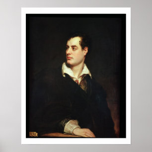 Motiv: Lord Byron (1788-1824) (Oil on Canvas) Poster